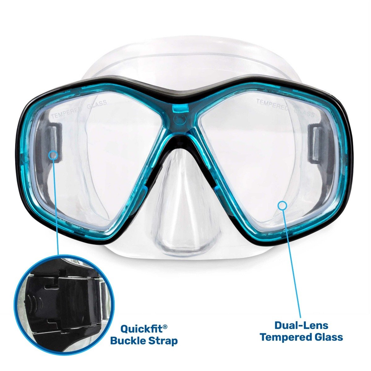 Aqua Leisure Makena Dive Mask - DPM15873S4