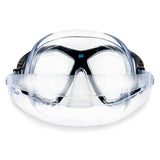 Aqua Pro Dive Mask, Soft Leak-Free Fit Skirt and Pivoting QuickFit Adjustable Straps. - AZG14864WH