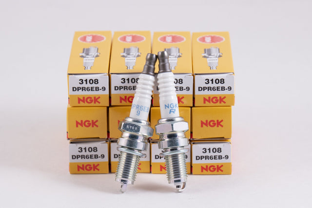 NGK DPR6EB-9 (3108) Standard Spark Plugs - 12 Pack