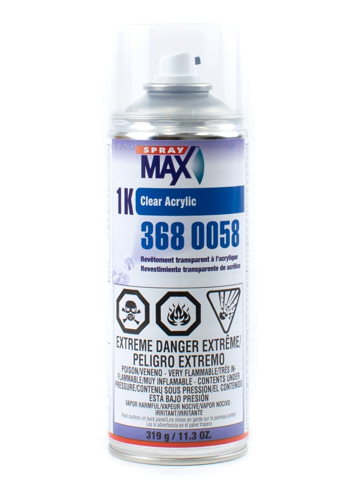 Spray Max - 1K Clear Acrylic Spray Paint - 3680058