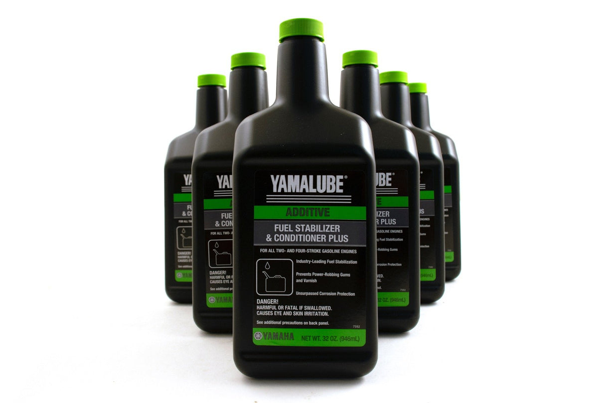 Yamaha - Fuel Stabilizer and Conditioner Plus - 32 oz. Bottles - Case of 6 - ACC-FSTAB-PL-32