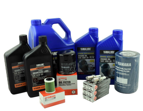 Yamaha F200 & F225 3.3L V6 100 Hour Service Maintenance Kit - Yamalube 10W-30 - 2011-Current