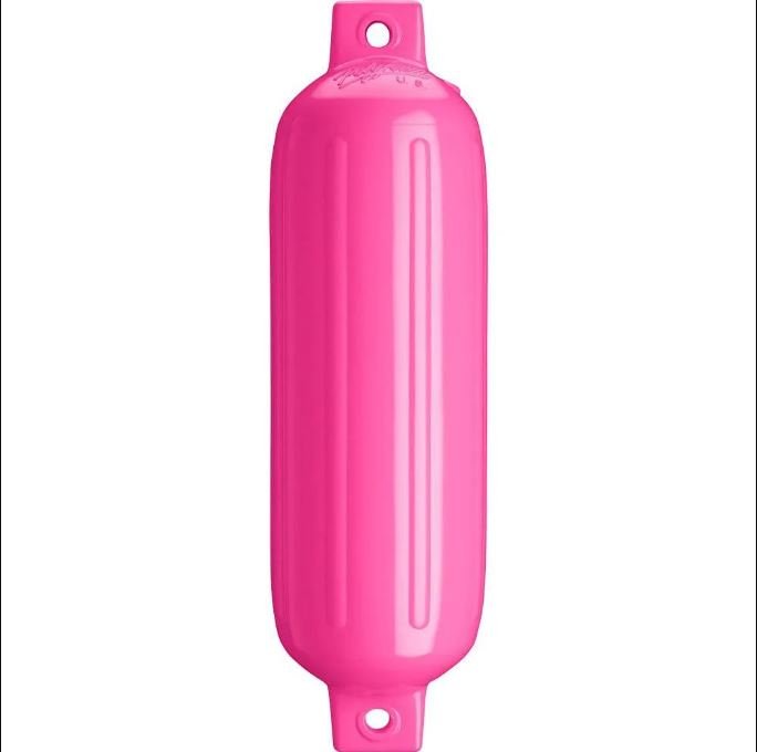 Polyform G-4 Twin Eye Fender 6.5" x 22" - Pink - G-4-PINKWO