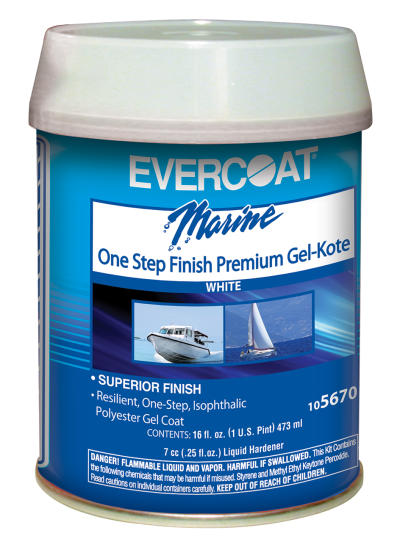 Evercoat - One Step Finish Gelkote - White - 16 oz. - 105670