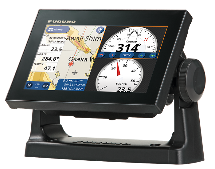 Furuno - 7" GPS/Chartplotter/Fishfinder 50/200, 600W, 1kW, Single Channel  CHIRP - GP1871F