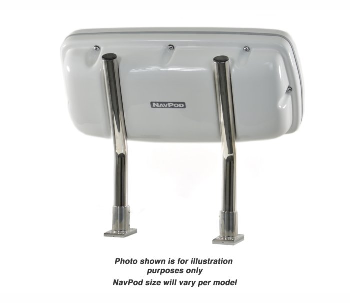 NavPod - GP1600-11 SystemPod Pre-Cut for Simrad NSS7/B&G Zeus Touch 7 & 2 Instruments for 9.5" Wide Guard - GP1600-11