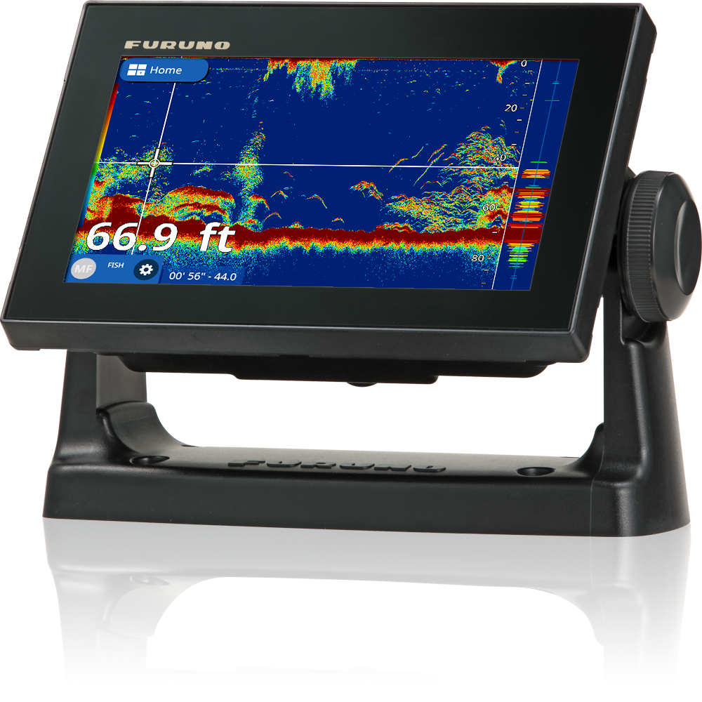 Furuno - 7" GPS/Chartplotter/Fishfinder 50/200, 600W, 1kW, Single Channel  CHIRP - GP1871F