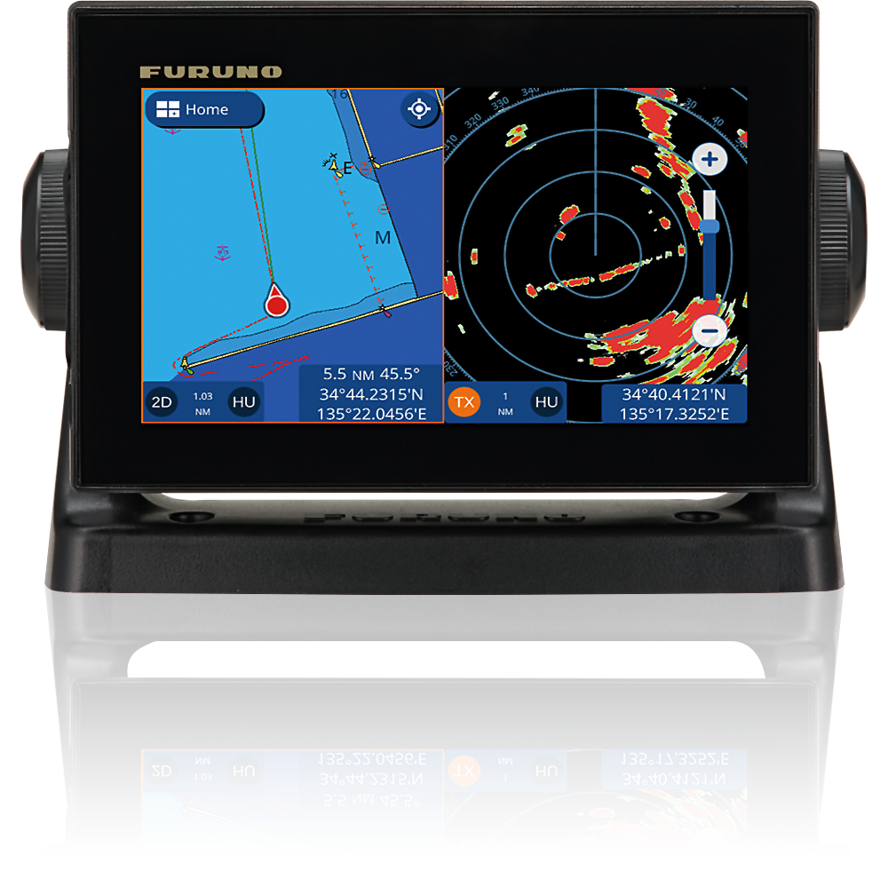 Furuno - 7" GPS/Chartplotter/Fishfinder 50/200, 600W, 1kW, Single Channel  CHIRP - GP1871F