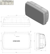 NavPod - SystemPod Pre-Cut f/Garmin 820/820xs/840xs & 2 Instruments f/12" Wide Guard - GP2088