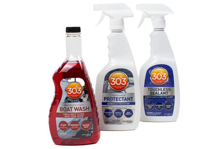 303 Products - Boat Wash and Protectant Kit - Aerospace Protectant - Touchless Sealant - Boat Wash with UV Protectant