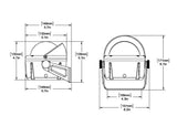 Ritchie - HB-740 Helmsman Compass - Bracket Mount - Black - HB-740