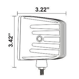 HEISE - Cube Flood Light 3" - 6 LED - HE-CL3