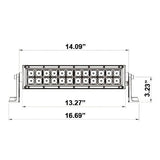 HEISE - Dual Row LED Light Bar - 14" - HE-DR14