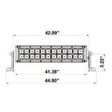 HEISE - Dual Row LED Light Bar - 42" - HE-DR42