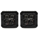 HEISE - High Output Cube Light 3" - 4 LED - 2-Pack with Harness - HE-HCL2S2PK