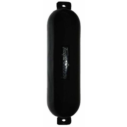 Taylor Made - Hull Gard Inflatable Vinyl Fender - Black Onyx - 8-1/2 inch  x 27 inch - 71028