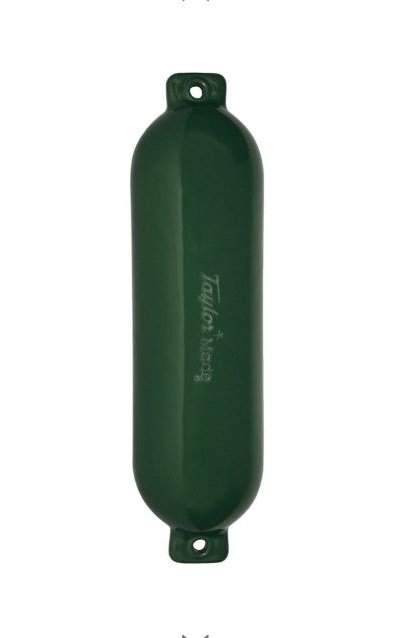 Taylor - Hull Gard Inflatable Vinyl Fender - Emerald Green - 5-1/2 inch x 20 inch - 541022