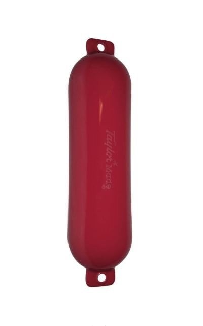 Taylor Made - Hull Gard Inflatable Vinyl Fender - Ruby Red-  6-1/2 inch x 23 inch - 551023