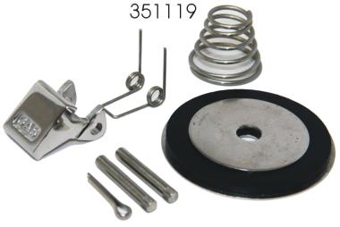 Sea-Dog Stainless Steel Flip Top Deck Fill Lever Rebuild Kit - 351119