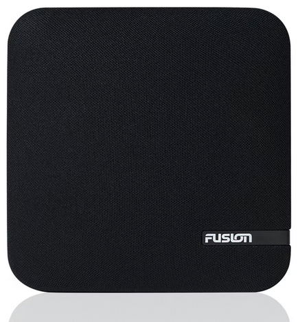 FUSION - SM-F65CB SM Series 6.5" Shallow Mount Square Speakers - Black Cloth Grill - 100W - 010-02263-11