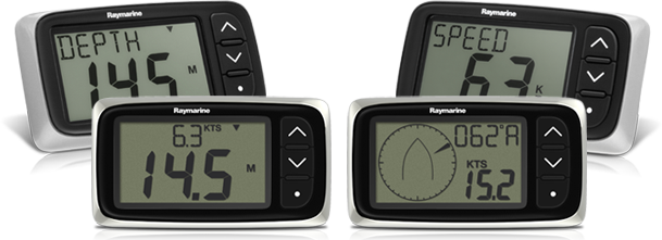 Raymarine - i40 Depth Display System with Thru-Hull Transducer - E70142