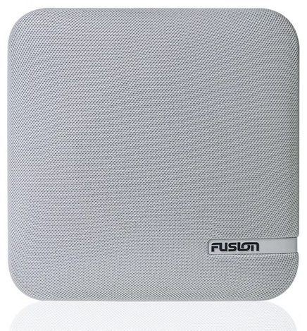 FUSION - SM-F65CW SM Series 6.5" Shallow Mount Square Speakers - White Cloth Grill - 100W - 010-02263-10