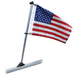 Taylor Made - Pontoon 30" Flag Pole Mount & 16" x 24" US Flag - 922