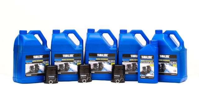 Yamaha F225 F250 F300 4.2L V6 20W-40 Triple Engine Oil Change Kit