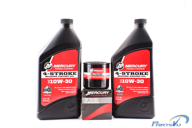 Mercury Marine 8 9.9 & 15 HP Four Stroke Outboard FC-W 10W-30 Oil Change Kit