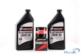 Mercury Marine 8 9.9 & 15 HP Four Stroke Outboard FC-W 25W-40 Synthetic Blend Oil Change Kit