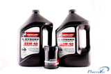 Mercury Marine 200 225 250 275 300 350 & 400R HP Verado Four Stroke Outboard FC-W 25W-40 Synthetic Blend Oil Change Kit