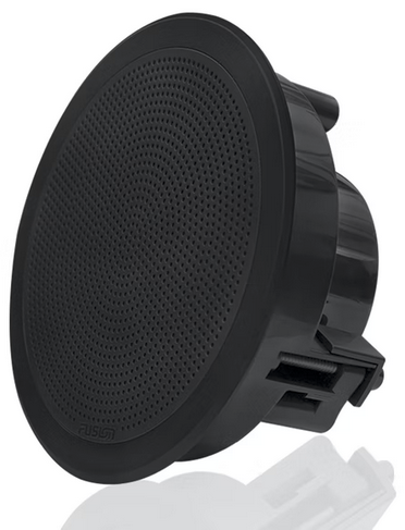 FUSION - FM-F77RB FM Series 7.7" Flush Mount Round Marine Speakers - Black Grill - 200W - 010-02300-01