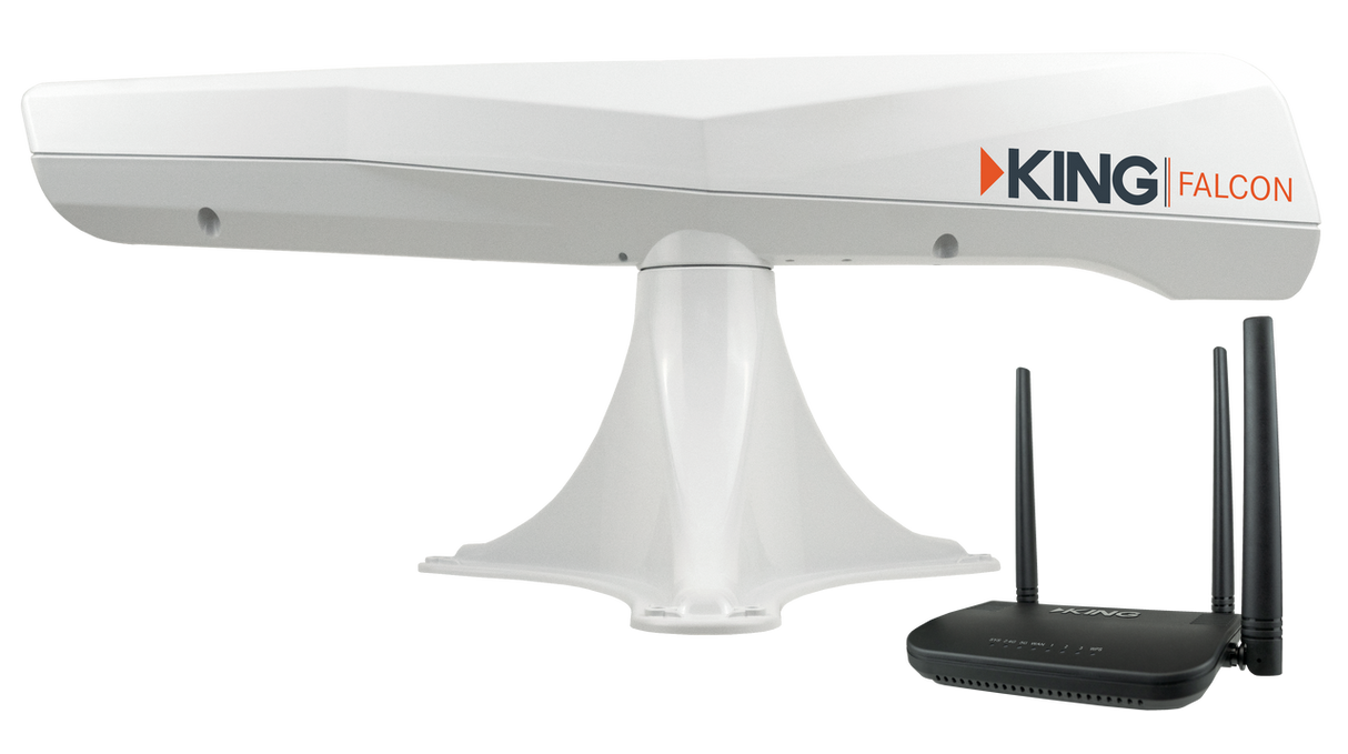 KING - Falcon Directional Wi-Fi Extender - White - KF1000