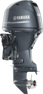 Yamaha F50LC Outboard - 20-Inch Shaft | Remote Control | Electric Start | Power Trim & Tilt | Gray