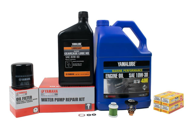 Yamaha VF115 SHO 300 Hour Service Maintenance Kit With HD Gear Lube - Yamalube 10W-30