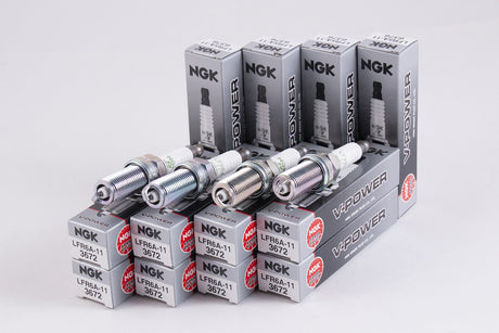 NGK LFR6A-11 (3672) V-Power Spark Plug - 12 Pack