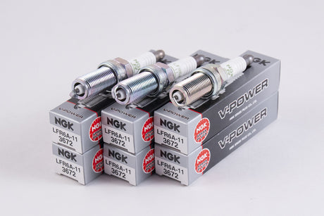 NGK LFR6A-11 (3672) V-Power Spark Plug - 6 Pack