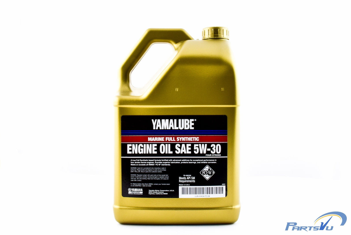 Yamalube 5W30 Full Synthetic 4M FC-W Outboard Marine Engine Oil Gallon - LUB-05W30-FC-04