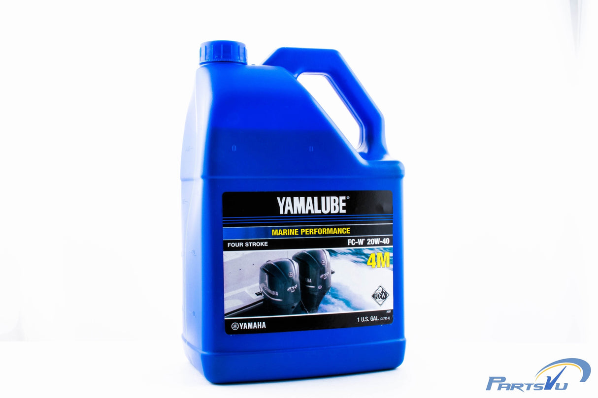 Yamalube 20W40 Outboard Mineral 4M FC-W Marine Engine Oil Gallon - LUB-20W40-FC-04