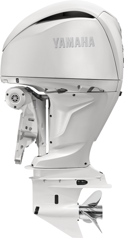 Yamaha LF300ESB2 Outboard – 35-Inch Shaft | Counter Rotation | Digital Electronic Control (DEC) | Electric Start | Power Trim & Tilt | EFI with Variable Camshaft Timing | Pearl White