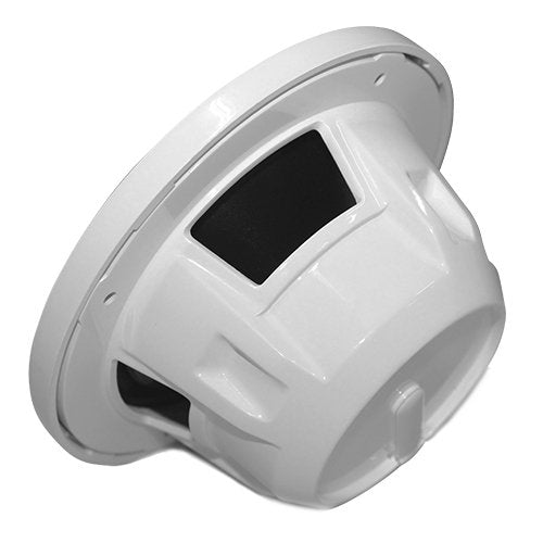 Poly-Planar - MA7065 6.5" 2-Way Marine Speaker with 2 Grills - White & Graphite - MA7065