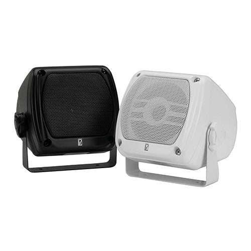 Poly-Planar - Subcompact Box Speaker - Pair - White - MA840W
