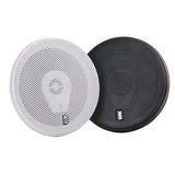 Poly-Planar - MA8505W 5" Three-Way Titanium Series Marine Speakers - White - MA8505W