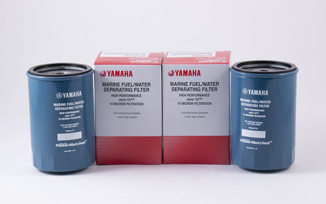 Yamaha Mini-10 Micron Marine Fuel/Water Separating Filter - MAR-M10EL-00-00 supersedes MAR-MINIF-IL-TR - 2-Pack