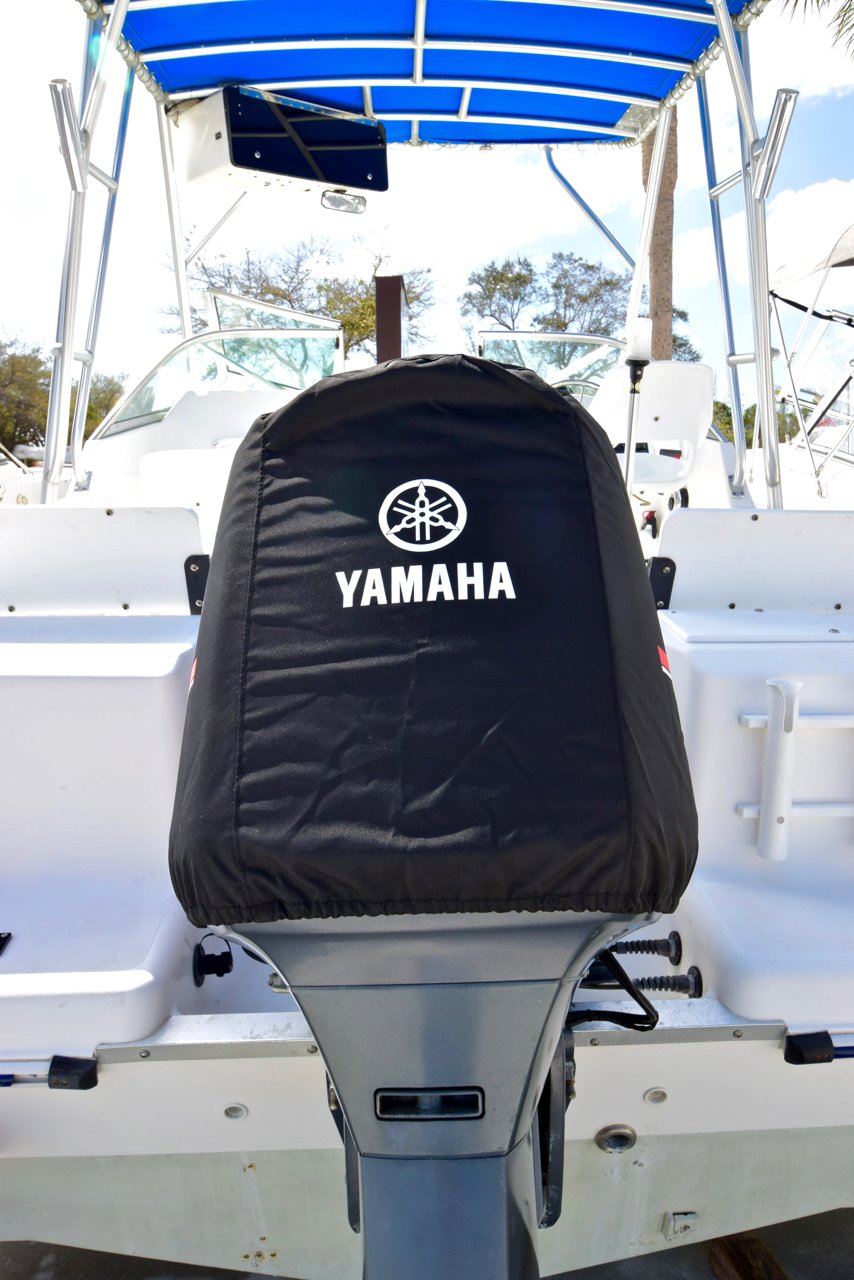 Yamaha Saltwater Series Deluxe Outboard Motor Cowling Cover - MAR-MTRCV-11-SS - **Open Box**