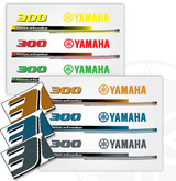 Yamaha F250 Outboard Canary Yellow Cowling Decal Graphics Kit - Complete Set - F250 4.2L V6 - MAR-426KT-70-03