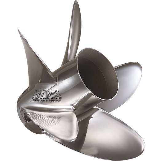 Mercury - Maximus Long Tube Lab Finished Racing Propeller - 5-Blade - 300 to 450 HP Outboards - Up to 600 HP Sterndrive - 15.3 Dia. - 35 Pitch - 48-889973L84