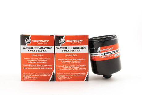Mercury Fuel Water Separating Filter - Mercury Mariner Force Outboards & MerCruiser - 35-8M0157616 - 2-Pack