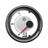 Yamaha - Volt Meter Chrome Bezel Classic White Face | N80-83503-40-00