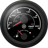 Yamaha - Combination Speedometer 50mph-Fuel Gauge Black Bezel Black Face - N80-8350S-70-00